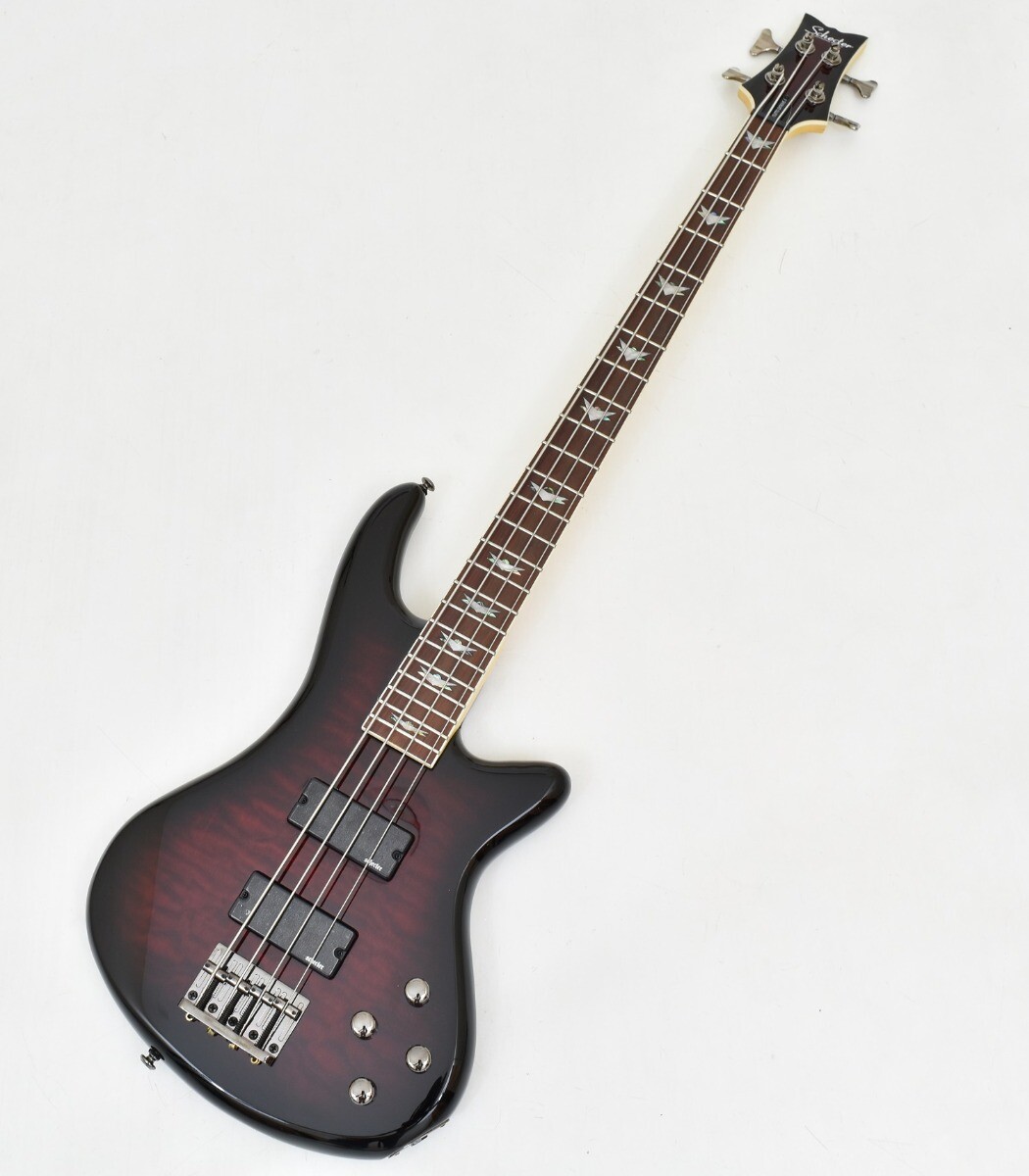 「つちた」レア　Shecter extreme 4 美品 Schecter Stiletto Extreme-4 Bass Black Cherry B-Stock 1795