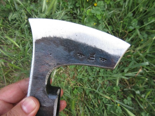FORGED 1.21 Lbs BEARDED CAMPING AXE HEAD VIKING TOMAHAWK HATCHET HUNTING TOOL - Picture 7 of 10
