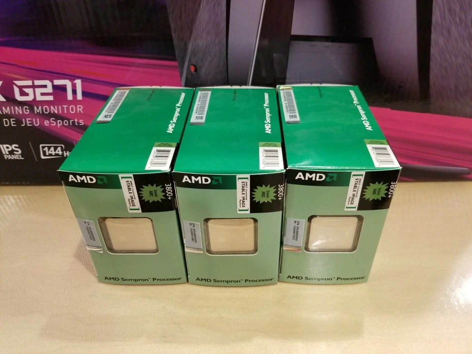 AMD Sempron 3800+, New, Sealed, Retail Kit! Great For Retro Builds! - Image 2 of 4