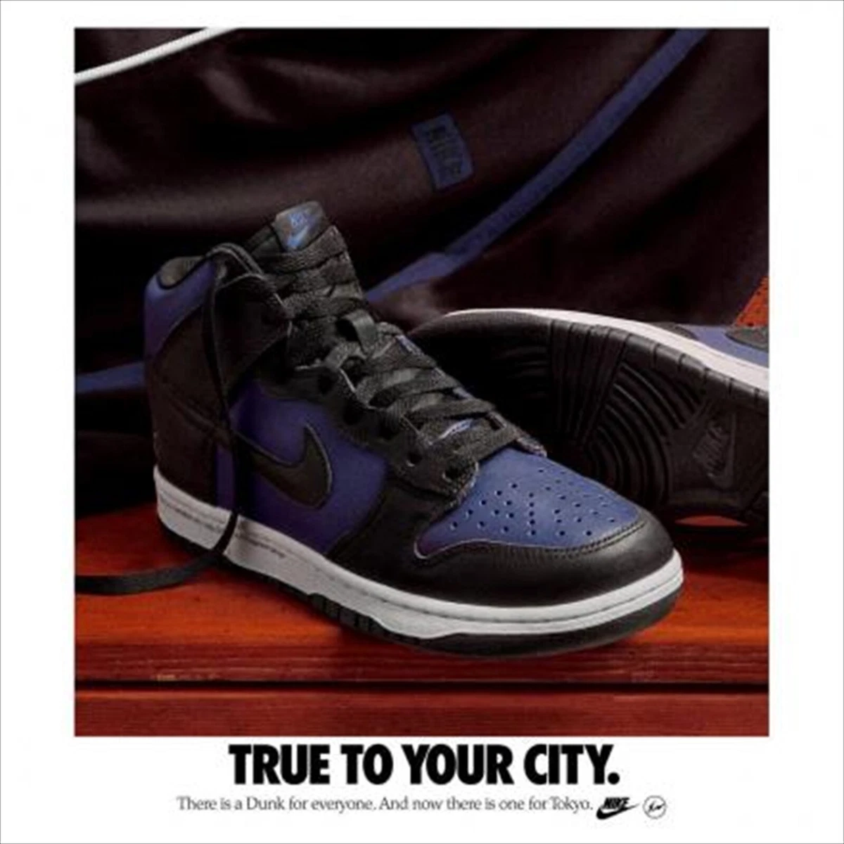 FRAGMENT DESIGN NIKE DUNK HIGH CITY PACK TOKYO MIDNIGHT NAVY DJ0383-400 US 4