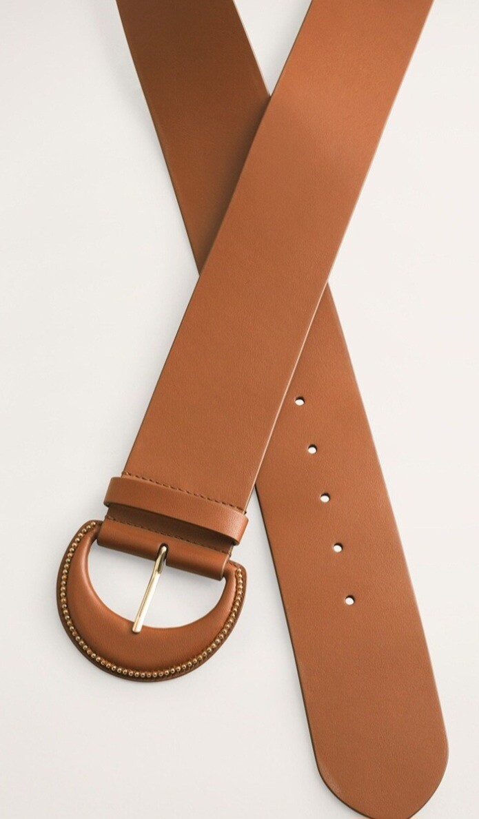 CHICO\'S BEADED LEATHER BELT SMALL Chico main image 4