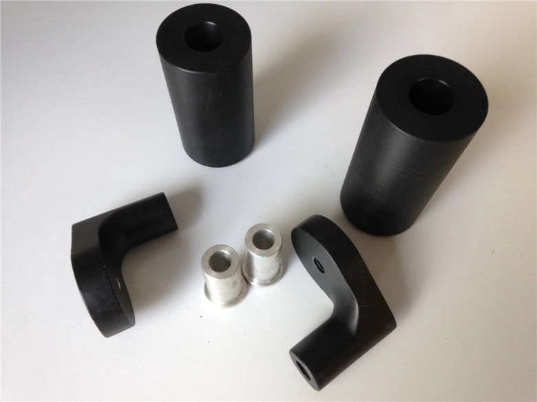 Deslizadores de cuadro Delrin negros para Kawasaki Zrx 1100 1999 Foto 4 de 4