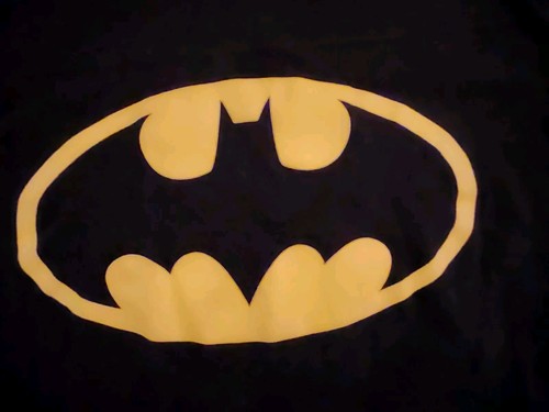 Batman Varsity Jersey T-Shirt Women’s DC Comics Black White Stripes 00 - Picture 2 of 6