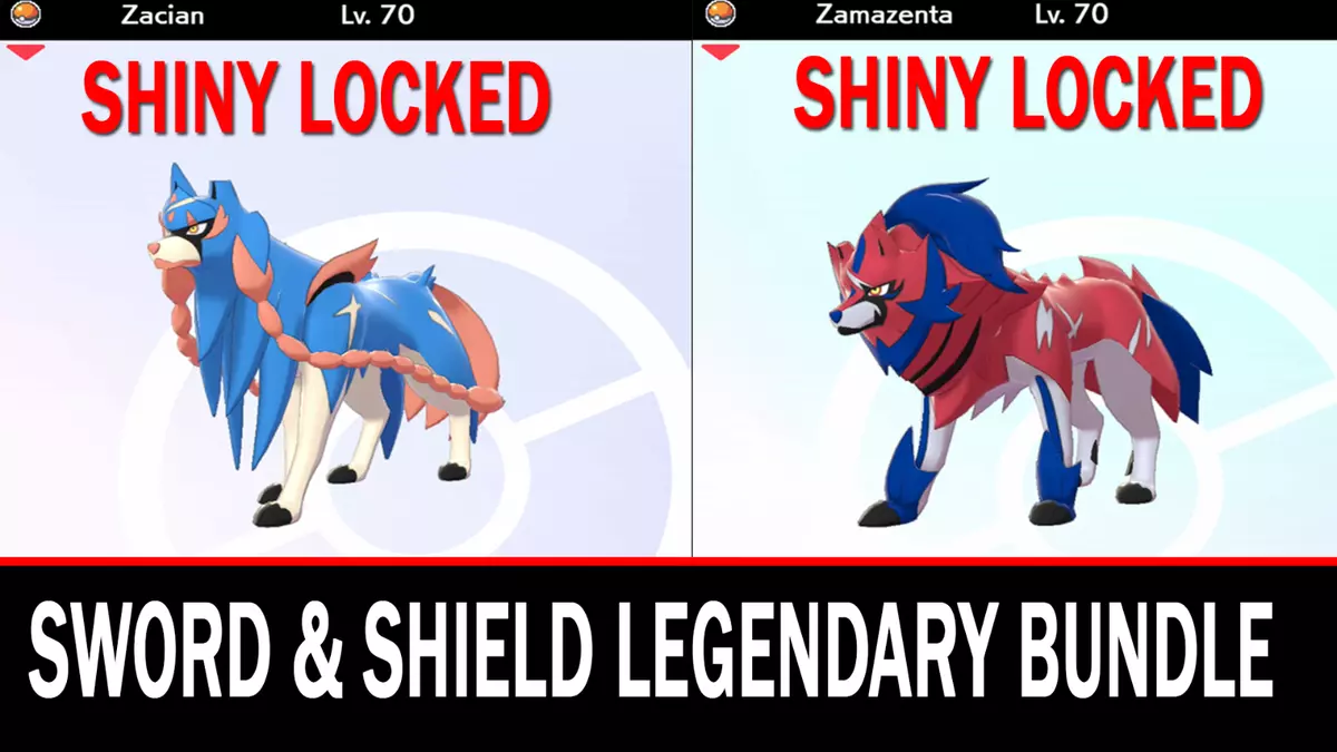 Shiny Zacian & Zamazenta (6IV, Event, Battle Ready) - Pokemon Sword and  Shield - Rawkhet Pokemon