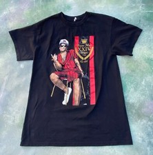 Bruno Mars XXIV Magic Tour 2017 Men's Double Sided T-Shirt Size M.