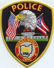 SHARONVILLE OHIO OH POLICE PATCH