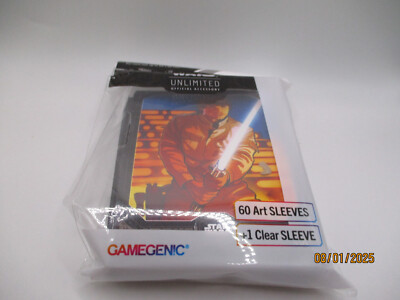 LUKE SKYWALKER SLEEVES STANDARD SIZE 66x92MM OFFEN ZWEITE WAHL