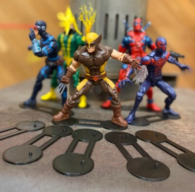 Action stands! Double  standard  pegged (quantity 5 per pack)