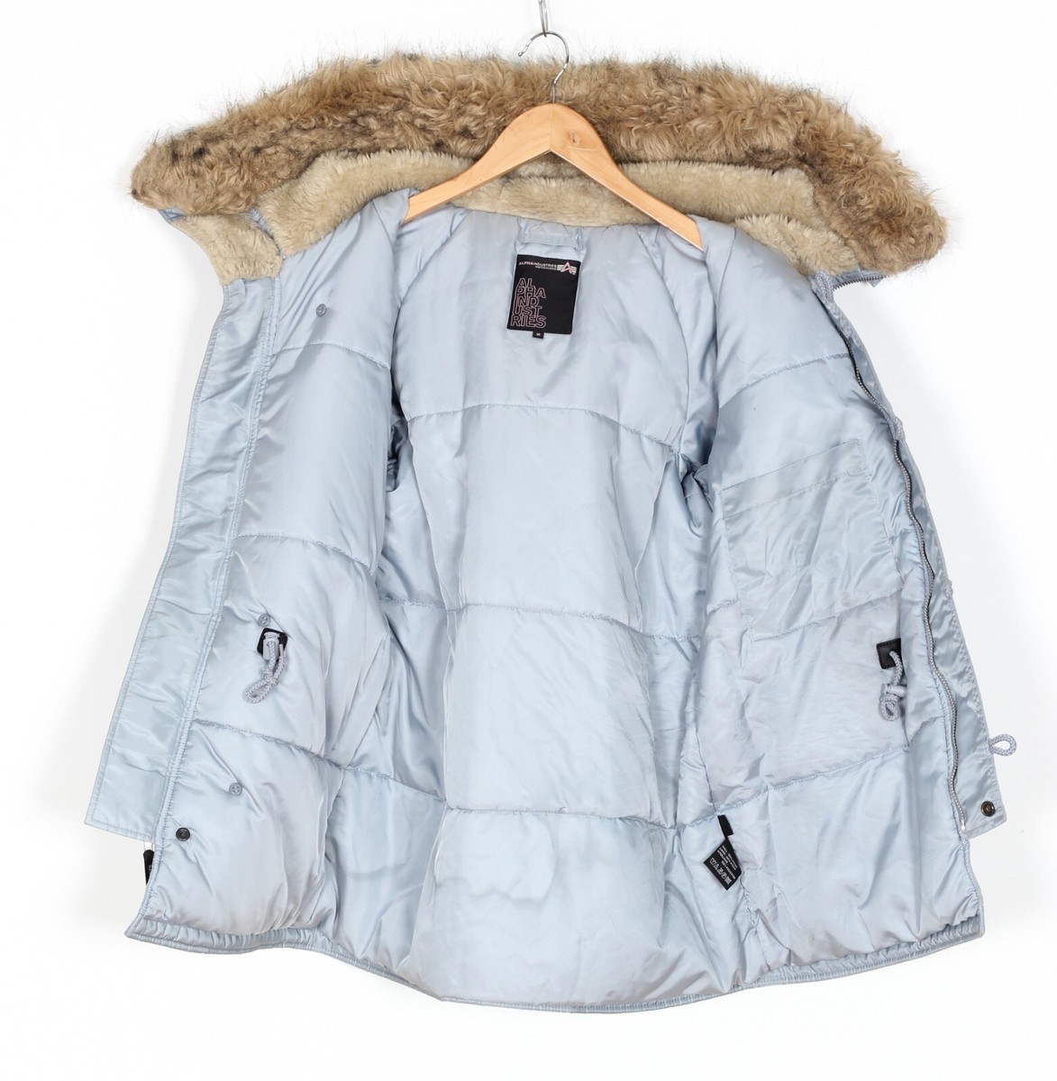 B−factoryALPHA INDUSTRIESジャンパー ALPHA INDUSTRIES N3B Parka Jacket Women Size M Fur Hooded