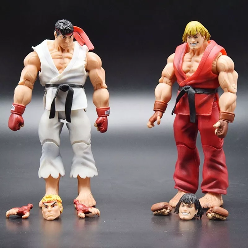 17cm Kawaii Street Fighter Anime Action Figure PVC Hoshi Ryu Ken