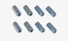 8 Pack 5/16-18 X 1-3/4" Long Hex Coupling Nut with Zinc Plate NCUP005C000STLZN