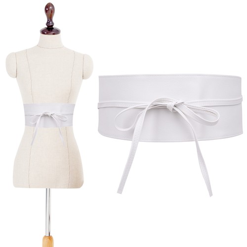 Piel Sintética Moda Cinturón para Mujer Elegante Cinturilla Informal Fiesta Ropa - Imagen 59 de 72