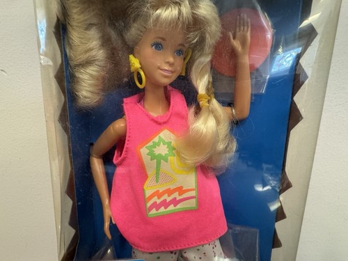 1990 Vintage Mattel Teen Dance Jazzie Cool Teen Cousin of Barbie con clavo presionado - Imagen 4 de 12