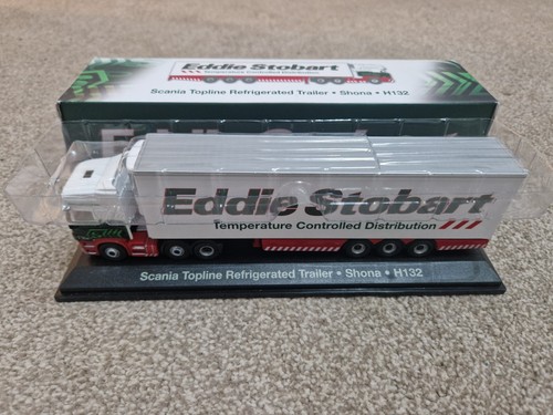 ATLAS EDITIONS 1/76 EDDIE STOBART SCANIA TOPLINE REFRIGERATED TRAILER SHONA H132