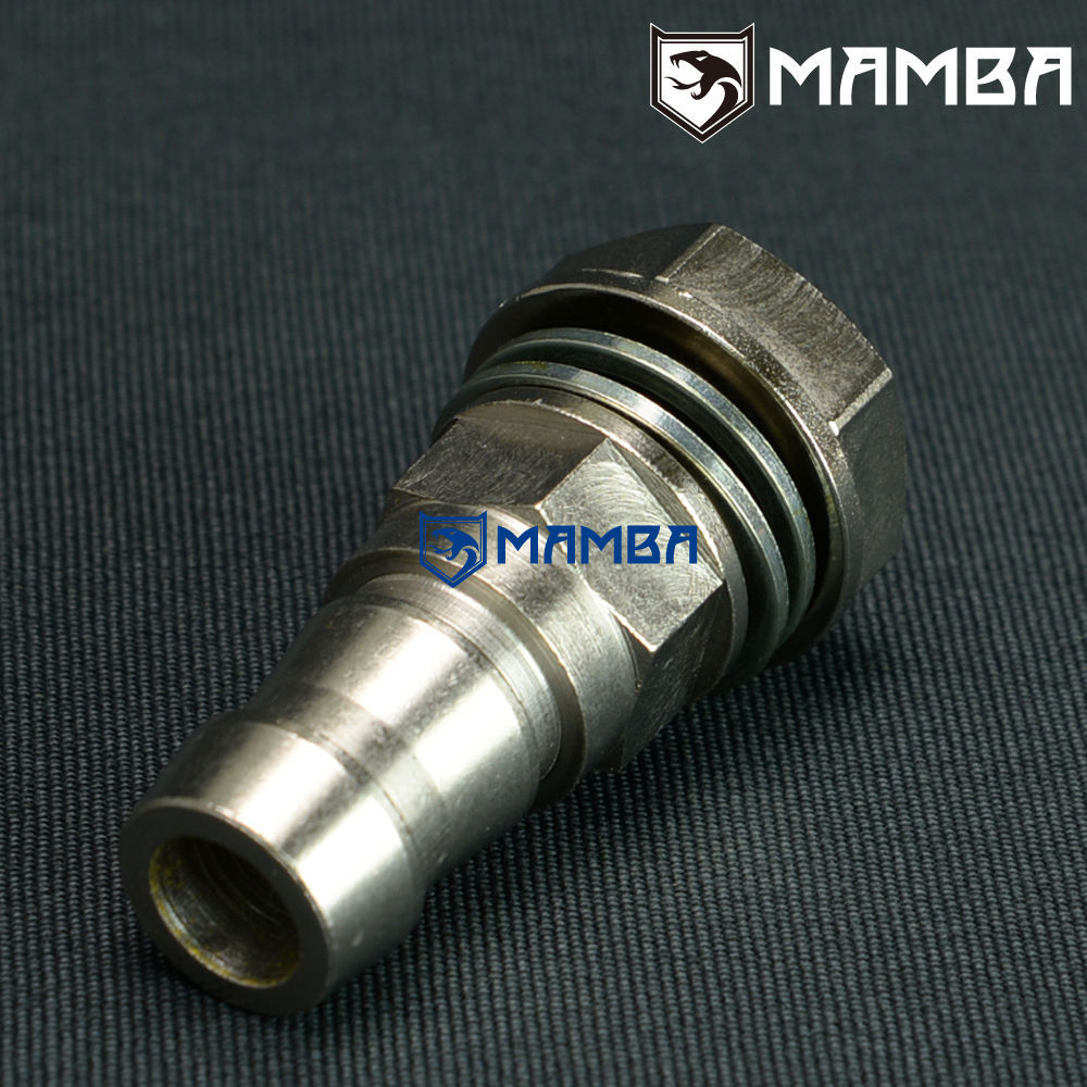 DAMIFU 1pcs Car Turbo Steel Oil Pan Return Drain Plug Adapter Bung Fitting Gasket With Nbr Oil Seal 10an M18x1 5mm Repair Parts