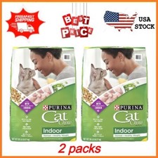 Cat Chow Hairball  Healthy Weight, Indoor Dry Cat Food, Chicken, 20 lb, 2 packs