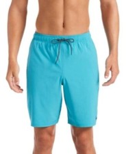 Nike Men's NWT Water-Repellent Color blocked 9" Swimwear Trunks Blue SZ S 52