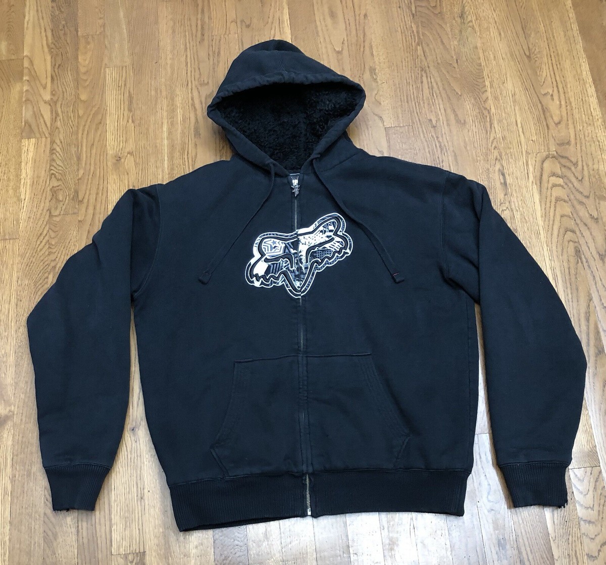Vintage Y2K Fox Racing Sasquatch Hoody Men's Size XL Logo Hoodie