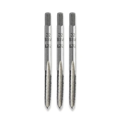 5/32 BSW TAPS SET OF 3 FIRST SECOND PLUG TAPS WHITWORTH THREAD RDGTOOLS