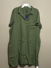 Gap Women's Lightweight Relaxed Fit Tencel Dress Size XXL