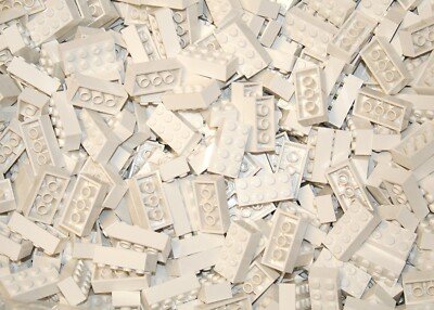 #ad 2x4 white building blocks 180 pieces compatible to lego 3001 $14.99