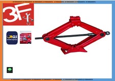 Cric Crick A Pantografo Per Auto Camion Caravan Sollevamento Da 1,5t 1500kg Red