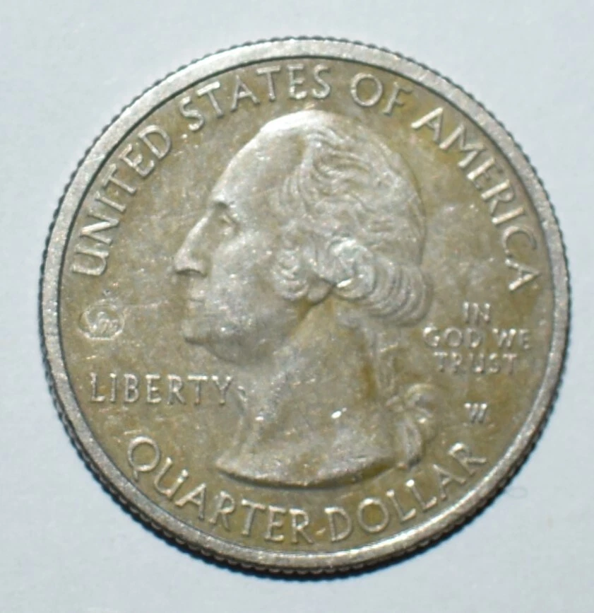 W Quarter Tall Grass Prairie Kansas West Point 2020 marca de ceca V75 raro error Foto 4 de 4