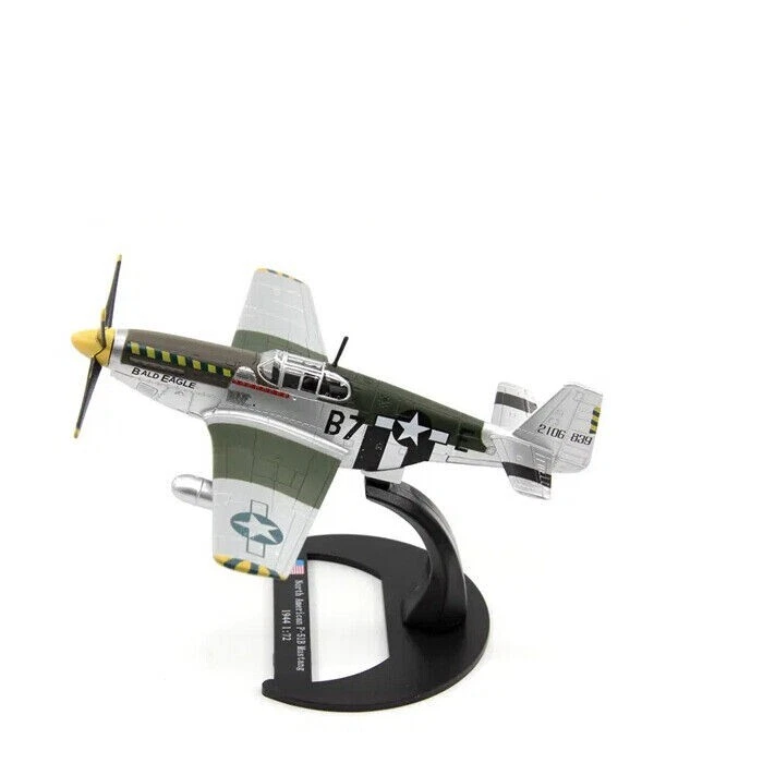 1:72 North America P-51B Mustang Fighter Diecast Alloy Aircraft Model Collection - Image 4 of 4