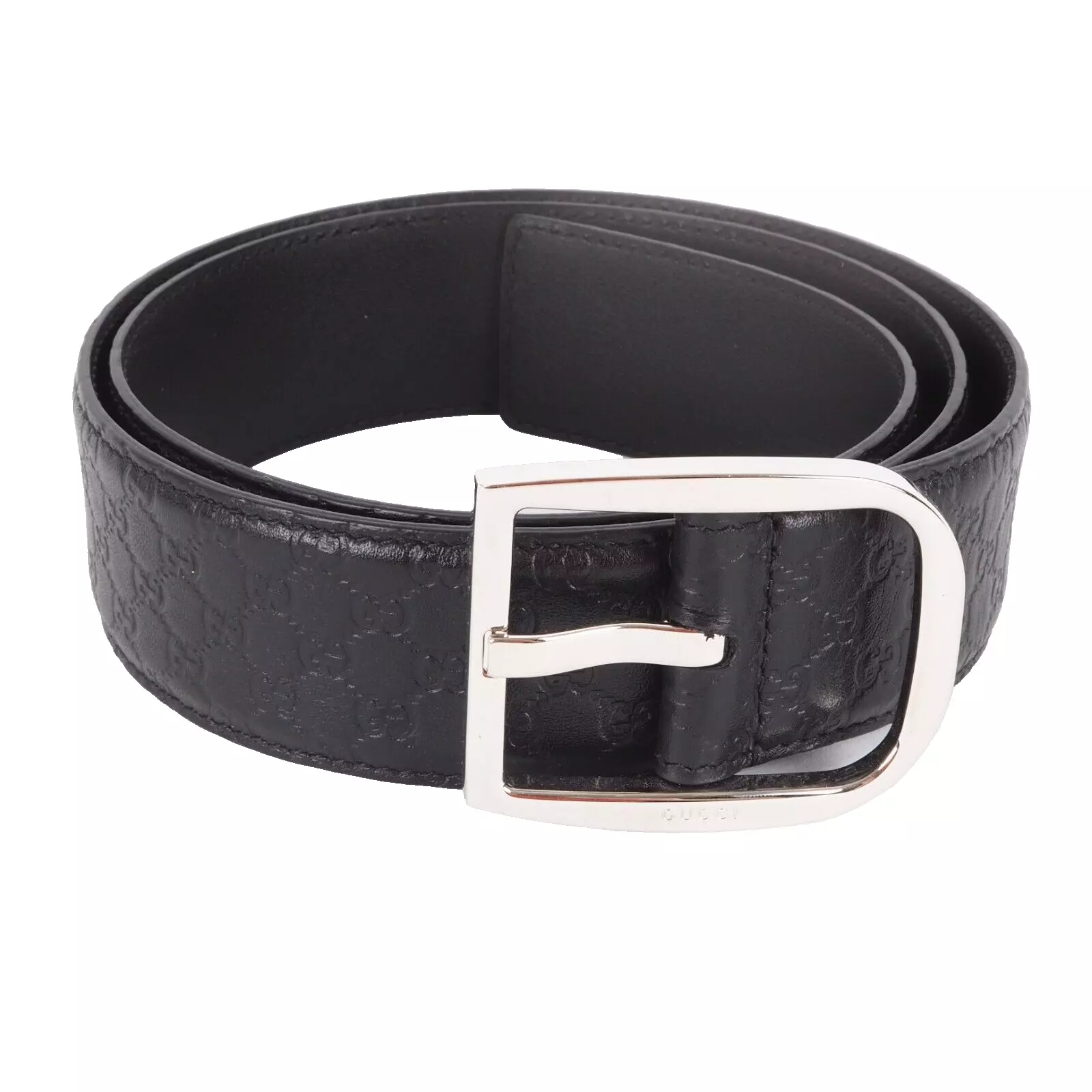 GUCCI Microguccissima Ceinture Cuir Unisexe 449716 Taille 85 Luxe Créateur OP: ...