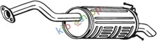 EXHAUST SYSTEM REAR SILENCER FITS HONDA CR-V III 22D 0107-