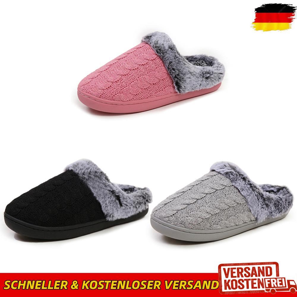 APL Pantofole invernali in peluche da uomo donna calde soffici ciabatte da interno