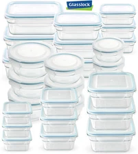 Glasslock Food-Storage Container Microwave & Oven Safe 3 Container Set in 9 Size
