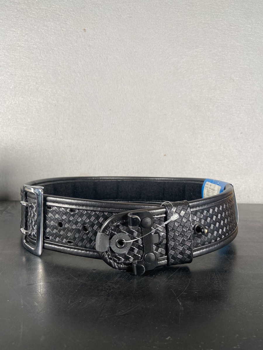 Browne Duty Bianchi Police Duty Belt Duty Belt Bianchi Men's With Chrome  Buckle Sam Browne