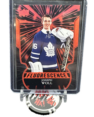 2020-21 UD Serie 2 Joseph Woll Fluorescence Red Rookie   # F-16  