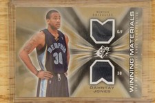 2006-07 SPx Winning Materials Basketball Card Dahntay Jones WM-DJ Grizzlies