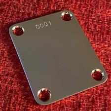 Fender David Gilmour Relic Gold Neck Plate #0001 Stratocaster