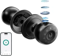 Tuyu App Door Knob Lock ARPHA Keyless Smart Lock, Fingerprint, Code, Key, Office