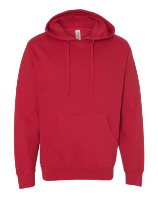 BEEDEN print over hoodie 赤 BEEDEN print over hoodie 赤 - メルカリ