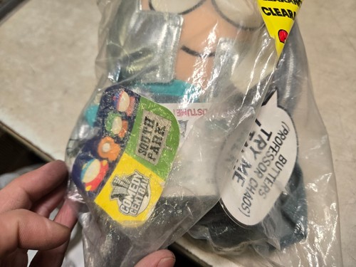 SEALED! South Park PROFESSOR CHAOS BUTTERS Plush FUN 4 ALL 2002 TAGGED - Picture 3 of 6