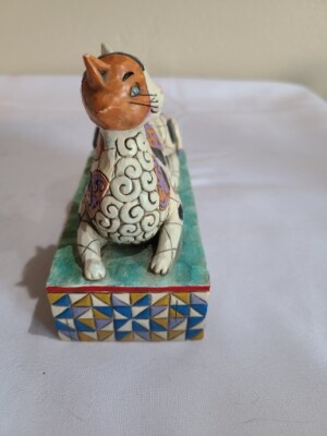 2005 JIM SHORE HEARTWOOD CREEK Calliope Calico Cat Figurine Statue