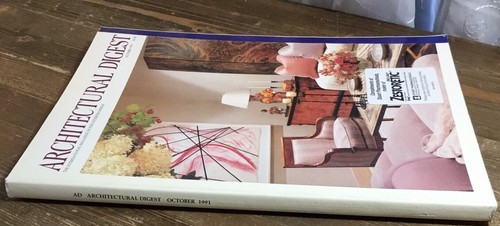 Architectural Digest Magazine October 1991 Fine Interior Design - Picture 3 of 3
