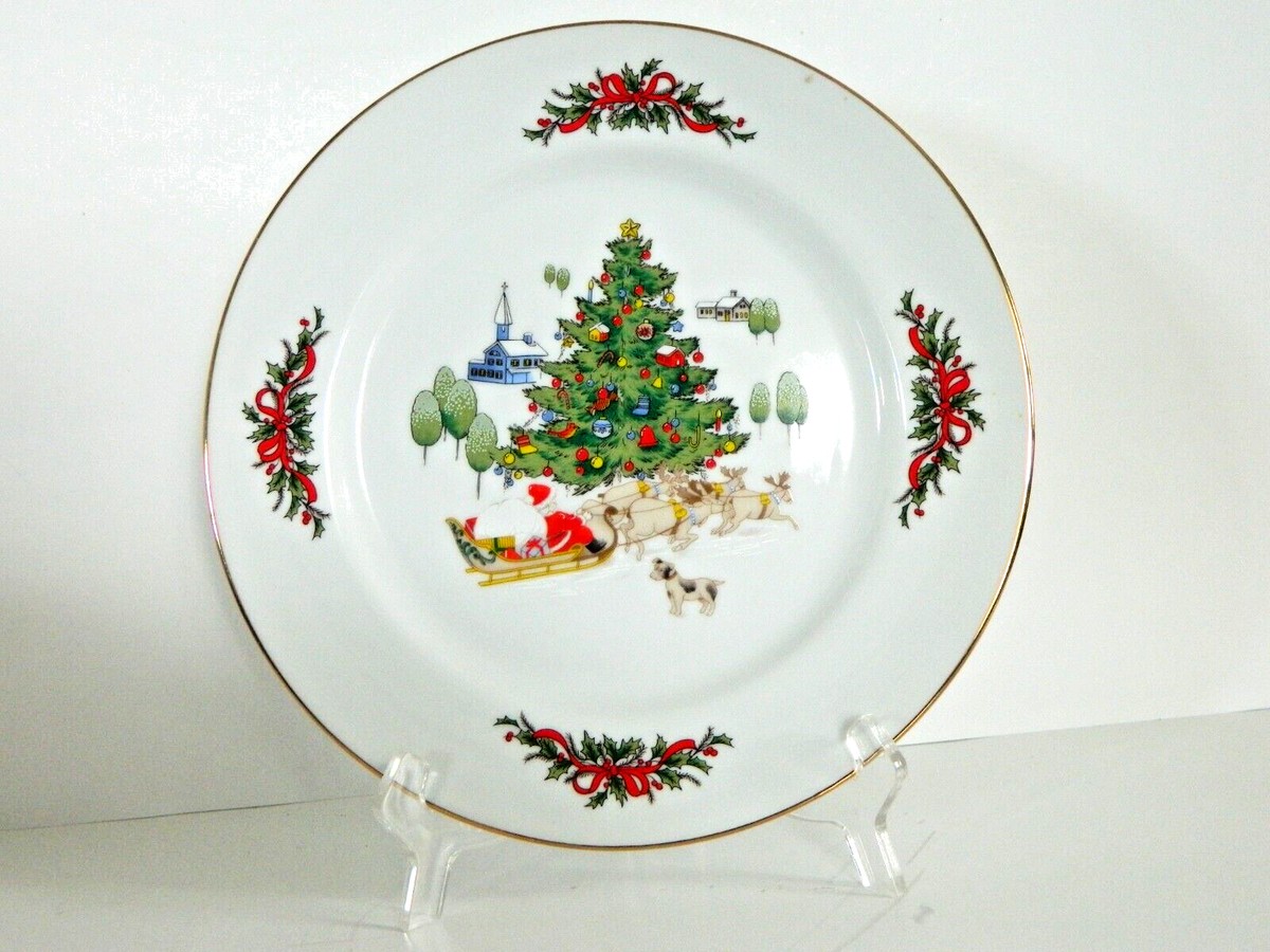 工芸品 100th anniversary of Christmas plate il_1080xN.6466747679_9uje.jpg