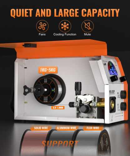 HITBOX 5IN1 MIG WELDER ALUMINIUM 250A GAS GASLESS LIFT TIG ARC WELDING MACHINE - Picture 6 of 15