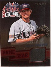 GRAY FENTER 2015 Panini USA Baseball Stars & Stripes #39 GAME USED RELIC #/299