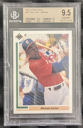 1991 Upper Deck - Short Print Michael Jordan #SP1 BGS 9.5+ (READ DESCRIPTION)