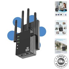 12880 Sq.Ft WiFi Extender with 1-Tap Setup for 105 Devices   High-Speed 1200Mbps