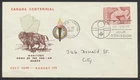 1967 #472 Pan-Am Games FDC Unusual Cachet Winnipeg Day of Issue