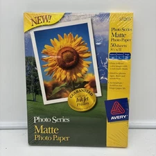 Avery Photo Series Matte Photo Paper, 50 Sheets of 8 1/2 x 11", #53205