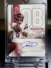 Jayden Daniels 2024 Topps Signature Class Rookie Variation RC AUTO On Card!