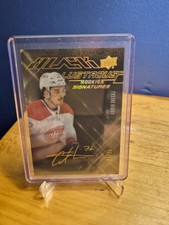 2022 SPx Black Lustrous Rookie Signatures Gold Arber Xhekaj #LS-AX /25 (AU, RC)